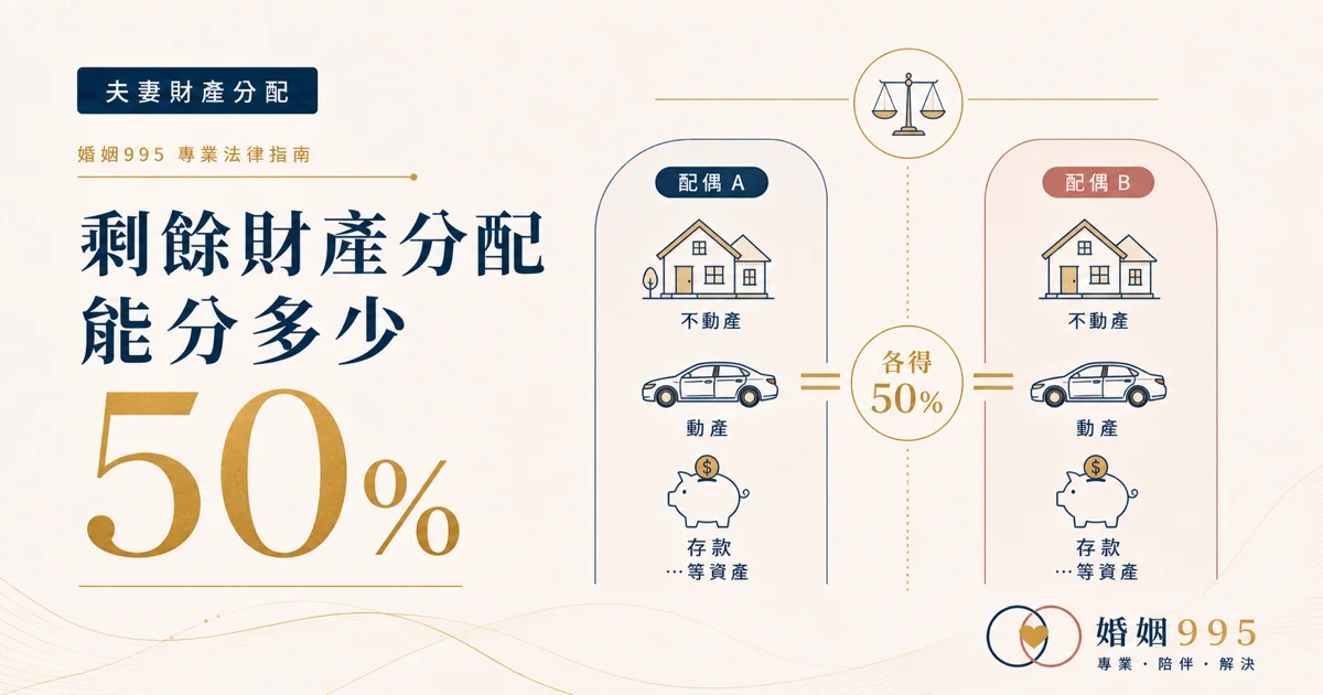 夫妻剩餘財產分配請求權是什麼?離婚能分到多少一次看懂