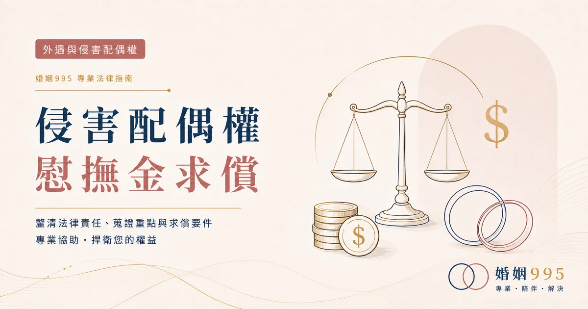 侵害配偶權慰撫金能求償多少?影響金額的關鍵因素完整解析